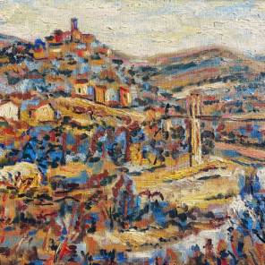 An Expressionist Landscape Painting